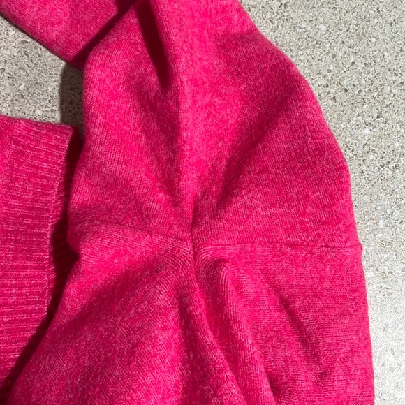 LOFT shimmer Star v neck wool blend sweater women’s sz M - Picture 10 of 10